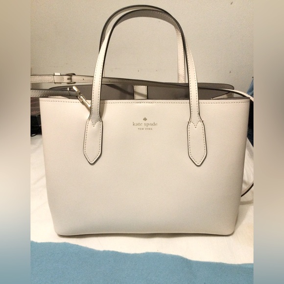 kate spade Bags Kate Spade Parchment Satchel Nwot Never Used White